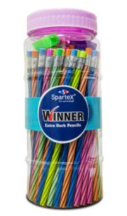 Spartex Winner Polymer Pencils in Jar